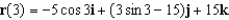 <strong>Use the given acceleration function and initial conditions to find the position at time t = 3. </strong> A) B) C) D) E)