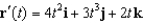 <strong>Find given the following vector function. </strong> A) B) C) D) E)