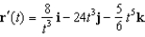 <strong>Find given the following vector function. </strong> A) B) C) D) E)