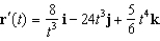 <strong>Find given the following vector function. </strong> A) B) C) D) E)