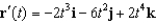<strong>Find given the following vector function. </strong> A) B) C) D) E)