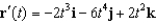 <strong>Find given the following vector function. </strong> A) B) C) D) E)