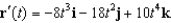 <strong>Find given the following vector function. </strong> A) B) C) D) E)
