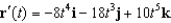 <strong>Find given the following vector function. </strong> A) B) C) D) E)
