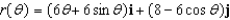Find the open interval on which the curve given by the vector-valued function   is smooth.