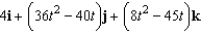 <strong>Use the properties of the derivative to find given the following vector-valued functions. </strong> A) B) C) D) E)