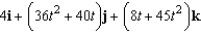 <strong>Use the properties of the derivative to find given the following vector-valued functions. </strong> A) B) C) D) E)