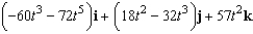 <strong>Use the properties of the derivative to find given the following vector-valued functions. </strong> A) B) C) D) E)