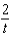 <strong>Use the properties of the derivative to find given the following vector-valued functions. </strong> A) 2 B) C) D) 5 E)