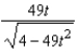 <strong>Use the properties of the derivative to find given the vector-valued function below. </strong> A) B) C) D) E)