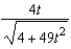 <strong>Use the properties of the derivative to find given the vector-valued function below. </strong> A) B) C) D) E)