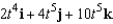 <strong>Find the indefinite integral below. Do not include an arbitrary constant vector.</strong> A) B) C) D) E)