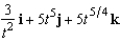 <strong>Find the indefinite integral below. Do not include an arbitrary constant vector.</strong> A) B) C) D) E)