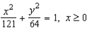 Represent the following curve by a vector-valued function.  