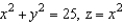 Find a vector-valued function, using the given parameter, to represent the intersection of the surfaces given below. Surfaces Parameter    