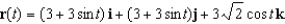 <strong>Find a vector-valued function, using the given parameter, to represent the intersection of the surfaces given below. Surfaces Parameter </strong> A) B) C) D) E)