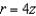 Find an equation in rectangular coordinates for the equation given in cylindrical coordinates.  