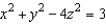 Find an equation in spherical coordinates for the equation given in rectangular coordinates.  