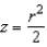 <strong>Identify the equation (written in terms of cylindrical or spherical coordinates) of the following graph. </strong> A) B) C) D) E)