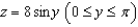 Use the shell method to find the volume of the solid below the surface formed by revolving the curve about the z-axis and above the xy-plane.