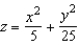 Find the length of the minor axis of the ellipse generated when the surface is intersected by the plane .