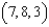 Find a set of parametric equations of the line through the points   and   .