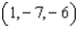 Find a set of parametric equations of the line through the points   and   .