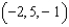 Find a set of parametric equations of the line that passes through the point   and is parallel to the xy-plane and yz-plane.