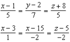 Determine whether the lines given below intersect, and, if so, find the point of intersection.  
