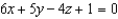 <strong>Find an equation of a plane passing through the given point and perpendicular to the given vector. Point: Vector: </strong> A) B) C) D) E)