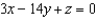 <strong>Find an equation of a plane passing through the points and perpendicular to the plane .</strong> A) B) C) D) E)