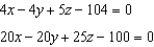 Find the distance between the planes given below.  