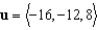 Find a unit vector that is orthogonal to both   and   .