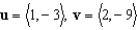 Determine whether u and v are orthogonal, parallel and pointing in the same direction, parallel and pointing in opposite directions, or neither.  