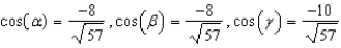 <strong>Find the direction cosines of the vector u given below. </strong> A) B) C) D) E)