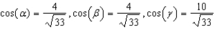<strong>Find the direction cosines of the vector u given below. </strong> A) B) C) D) E)
