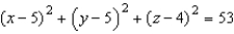 <strong>Find the standard equation of a sphere that has diameter with the end points given below. (3, -2, 4), (7, 12, 4)</strong> A) B) C) D) E)