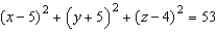 <strong>Find the standard equation of a sphere that has diameter with the end points given below. (3, -2, 4), (7, 12, 4)</strong> A) B) C) D) E)