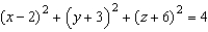 <strong>Find the standard equation of the sphere with center at and tangent to the yz-plane.</strong> A) B) C) D) E)
