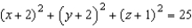 <strong>Complete the square to write the following equation in the standard form for a sphere. </strong> A) B) C) D) E)