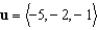 Find the unit vector in the direction of u.  