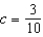 <strong>Determine all the values of c that satisfy the equation given </strong> A) B) C) D) E)