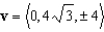 <strong>Given the vector v lies in the yz-plane, has magnitude 8, and makes an angle of with the positive y-axis. Find the component form of v.</strong> A) B) C) D) E)