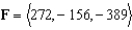 <strong>Suppose the guy wire to a 100-foot tower has a tension of 500 pounds. Using the distances shown in the figure, write the component form of the vector F representing the tension in the wire. Round numerical values in your answer to the nearest integer. </strong> A) B) C) D) E)