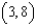 <strong>The vector v and its initial point is given. Find the terminal point. , initial point </strong> A) B) C) D) E)