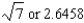 <strong>Find the magnitude of the vector given below. Round your answer to four decimal places. </strong> A) B) C) D) E)