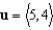 Find the unit vector in the direction of u.  