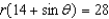Find the eccentricity of the polar equation   .