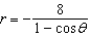 <strong>Find a polar equation for the parabola with its focus at the pole, eccentricity e = 1, and directrix .</strong> A) B) C) D) E)