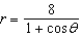 <strong>Find a polar equation for the parabola with its focus at the pole, eccentricity e = 1, and directrix .</strong> A) B) C) D) E)